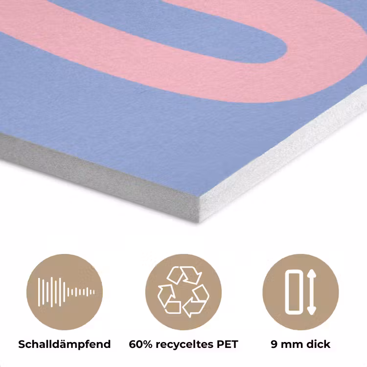 Chill - Roze - Blauw - Golvend PET vilt klein -closeup_DE