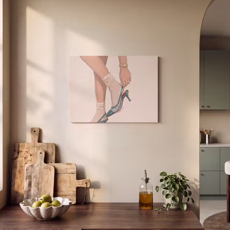 Vrouw - Schoen - Mode - Lifestyle - Groen PET vilt klein -sfeer2
