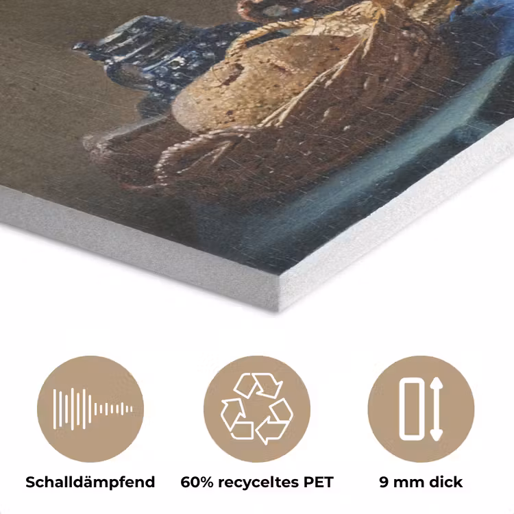 Het melkmeisje - Kunst - Oude meesters - Vermeer PET vilt klein -closeup_DE