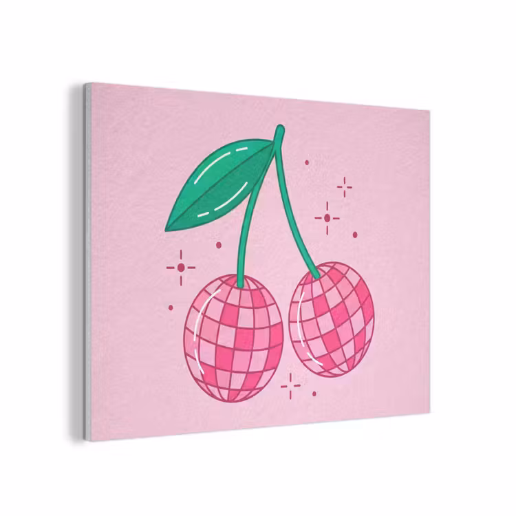 Decoratie - Disco-bal - Feest - Roze PET vilt klein -3d