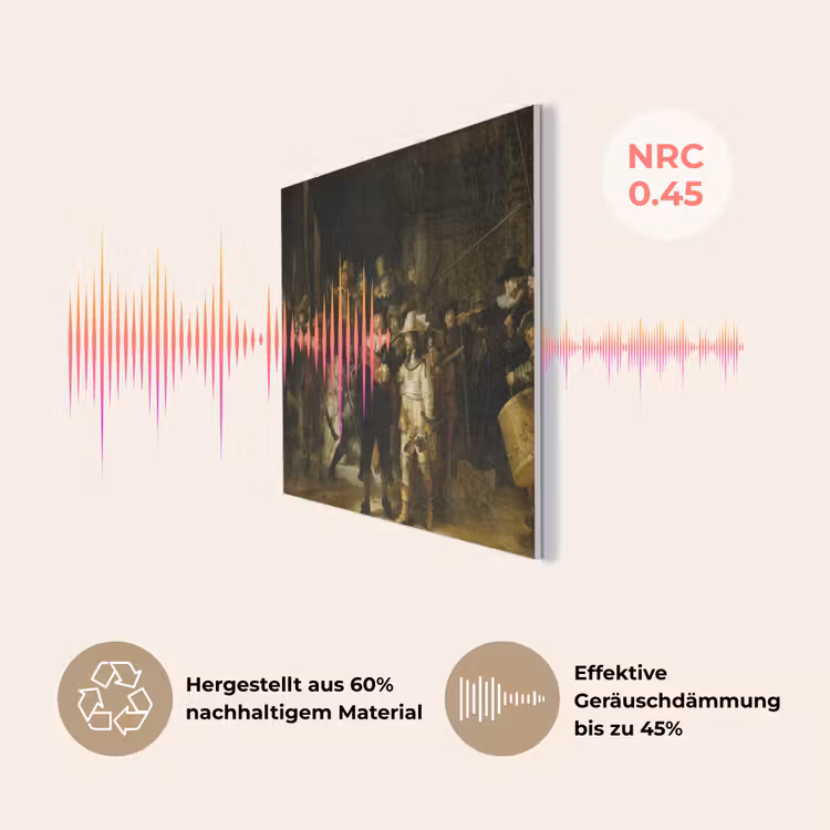 De Nachtwacht - Kunst - Oude meesters - Rembrandt PET vilt klein -USP_DE
