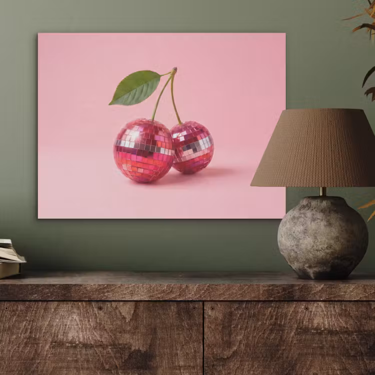 Disco - Kersen - Roze PET vilt klein -sfeer2