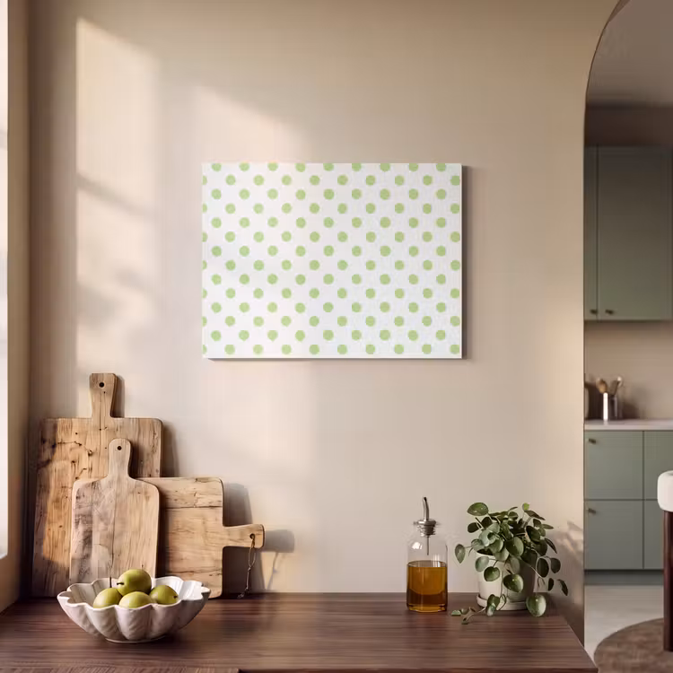 Dots - Klassiek - Groen PET vilt klein 837 -sfeer2
