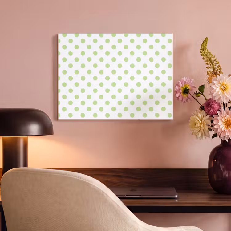 Dots - Klassiek - Groen PET vilt klein 837 -sfeer3