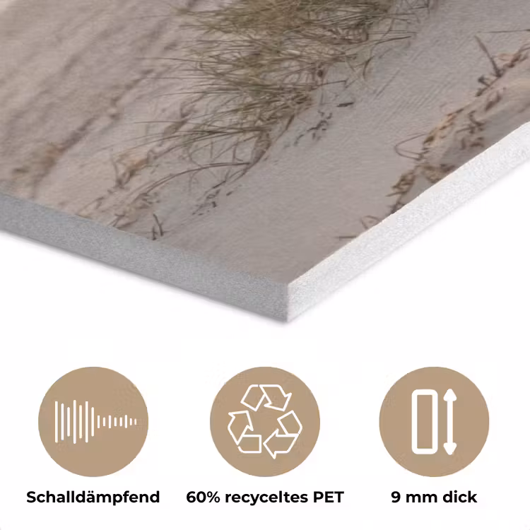 Duinlandschap - Zonsondergang - Strand PET vilt klein -closeup_DE