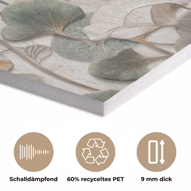 Elegant - Bladeren - Groen PET vilt klein 837 -closeup_DE