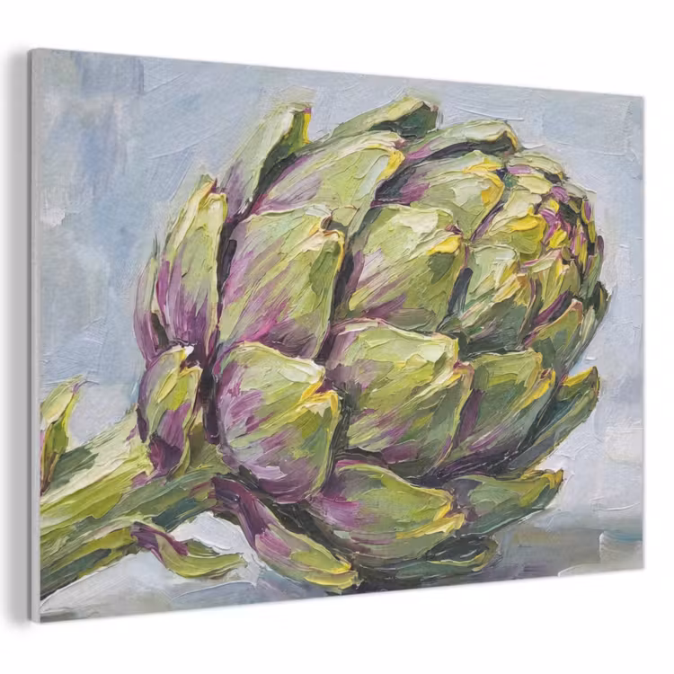 Akustikbild - Essen – Artischocke – Modern - Eten - Artisjok - Modern PET vilt klein