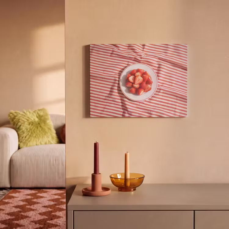 Eten - Aardbeien - Fruit - Zomer - Rood PET vilt klein -sfeer1