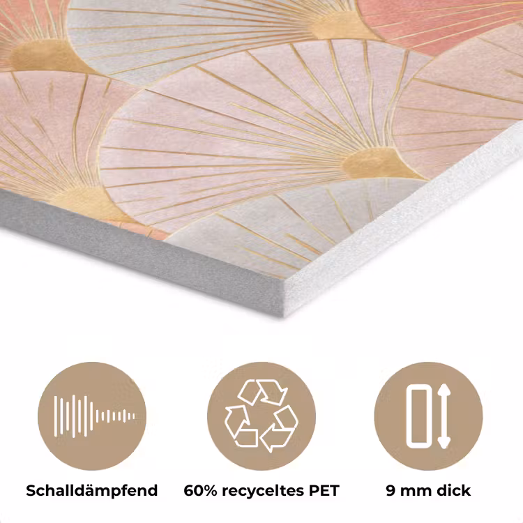 Waaiers - Goud - Roze PET vilt klein 837 -closeup_DE