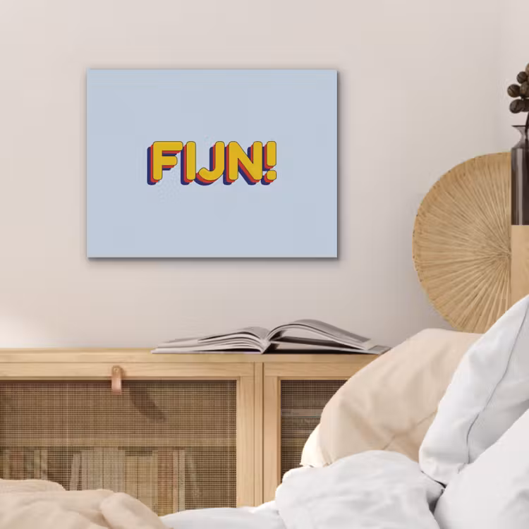 Fijn - Geel - Oranje PET vilt klein -sfeer3