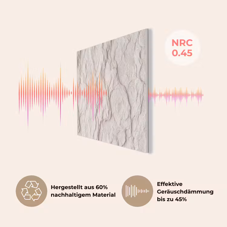 Rots - Structuur - Natuur - Beige - Abstract PET vilt klein -USP_DE