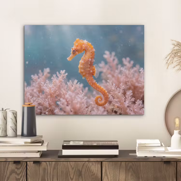 Vis - Koraal - Oceaan - Macro - Oranje PET vilt klein -sfeer1