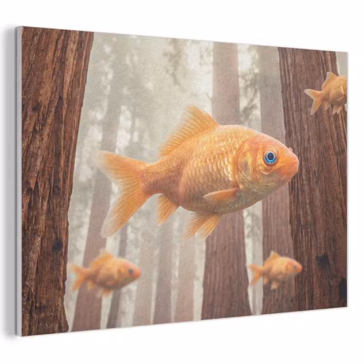 Akustikbild - Fisch – Wald – Fantasie - Vis - Bos - Fantasie PET vilt klein