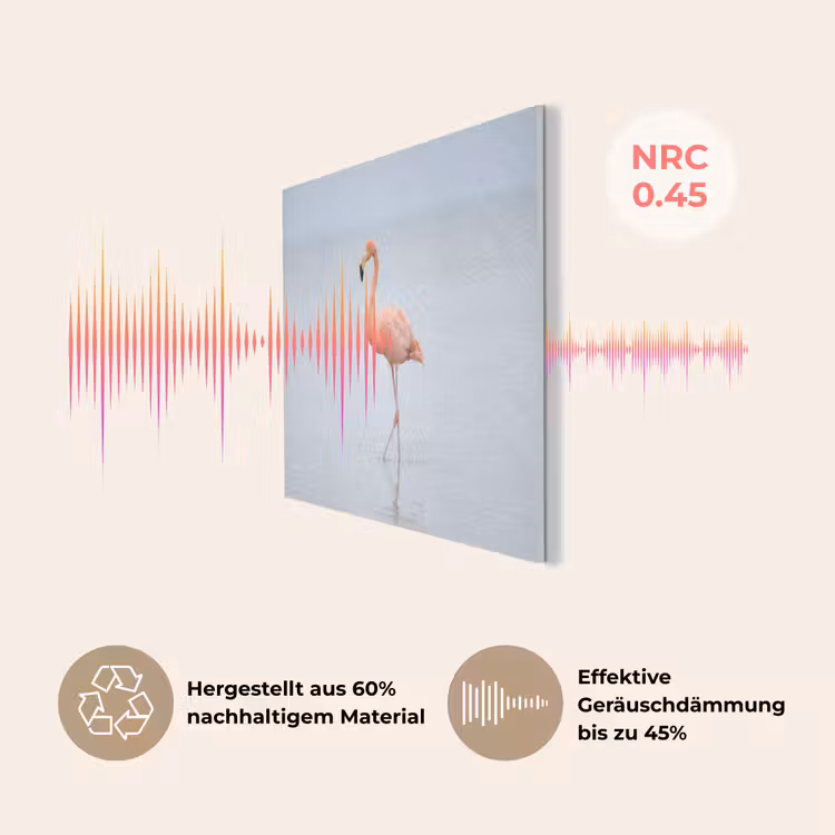 Flamingo - Zee - Roze PET vilt klein -USP_DE