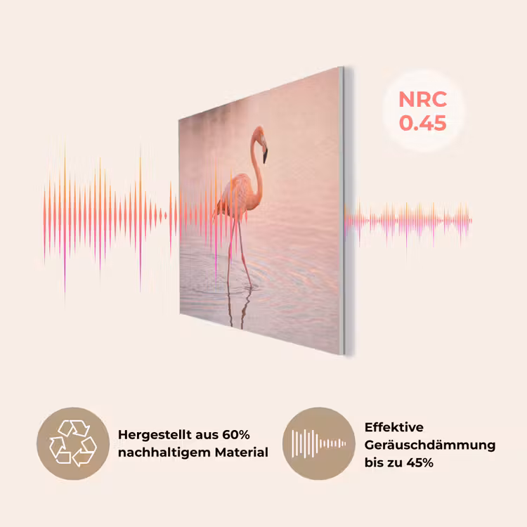 Flamingo - Water - Roze PET vilt klein -USP_DE
