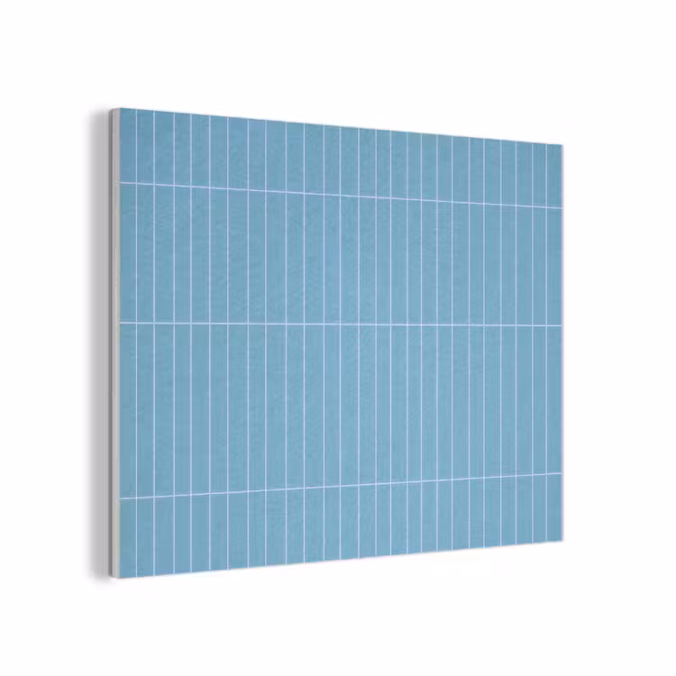 Tegel - Langwerpig - Patroon - Blauw PET vilt klein 837 -3d