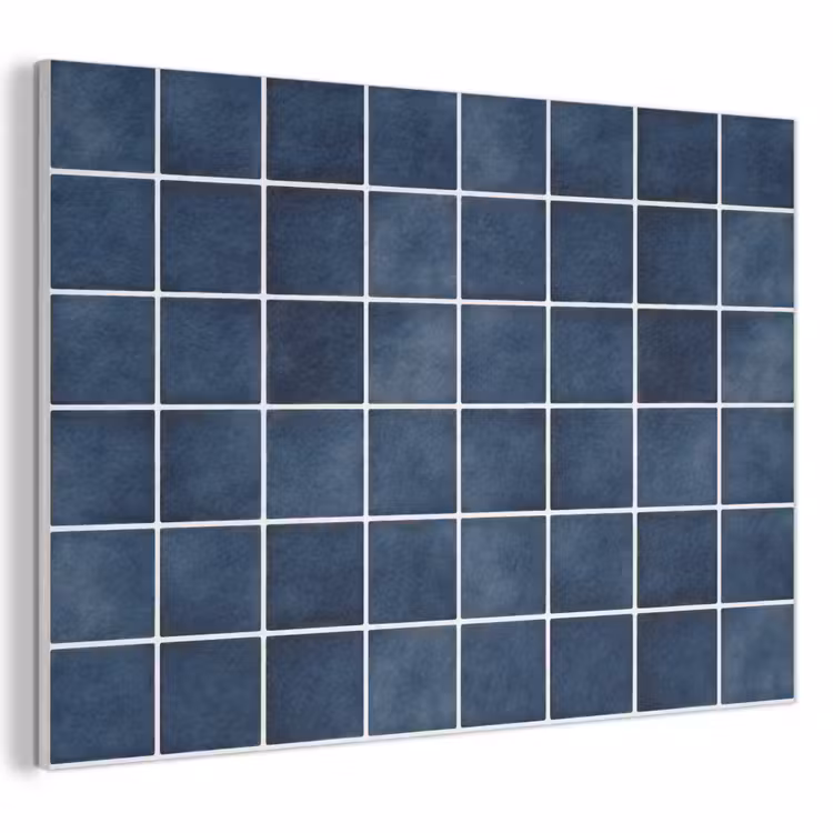Tegel - Modern - Blauw PET vilt klein 837 -3d