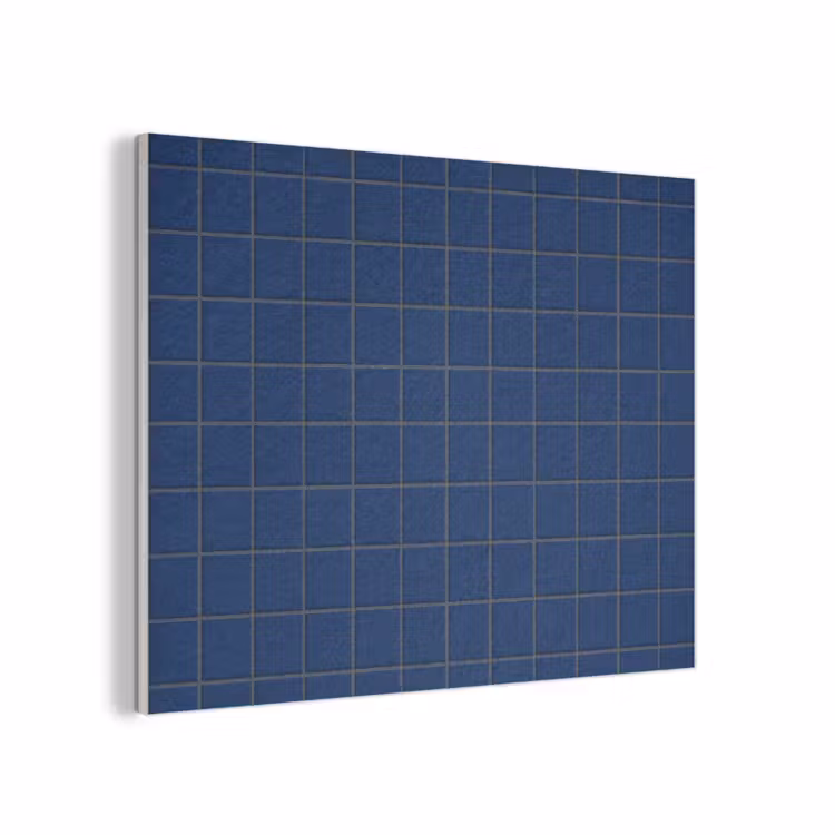 Tegel - Patroon - Blauw PET vilt klein 837 -3d