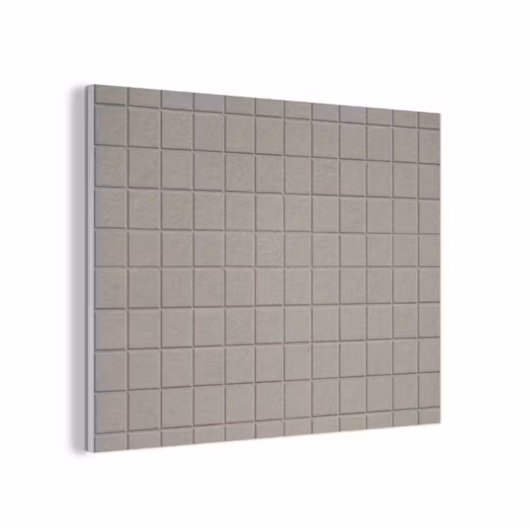 Tegel - Patroon Kiezel - Grijs PET vilt klein 837 -3d