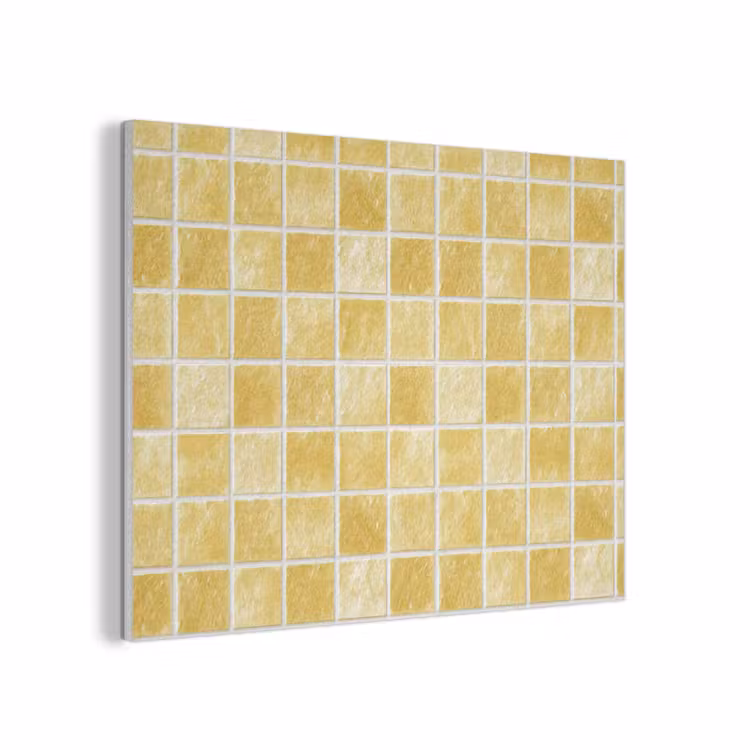 Tegels - Mozaïek - Textuur - Goudgeel PET vilt klein 837 -3d