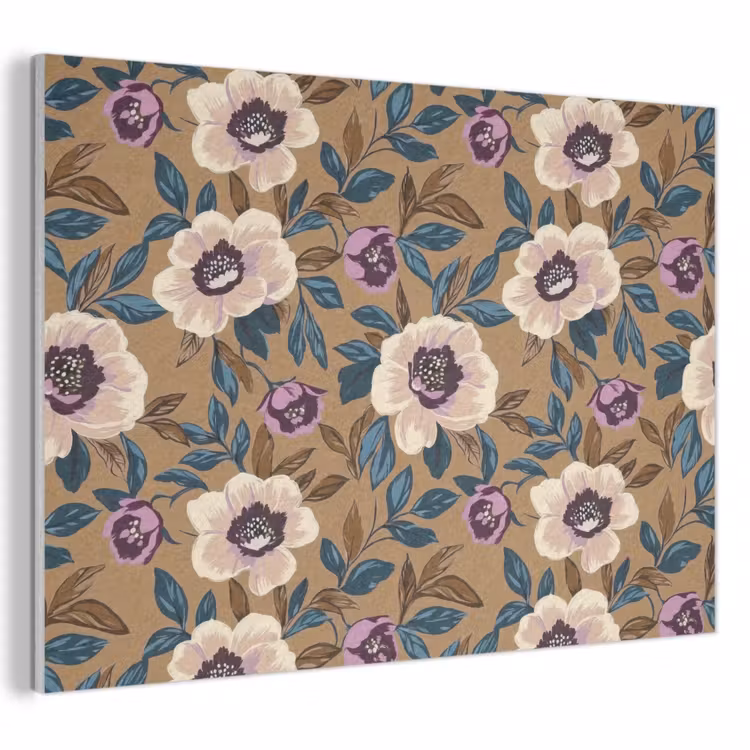 Floraal - Stilleven - Kleurrijk PET vilt klein 837 -3d