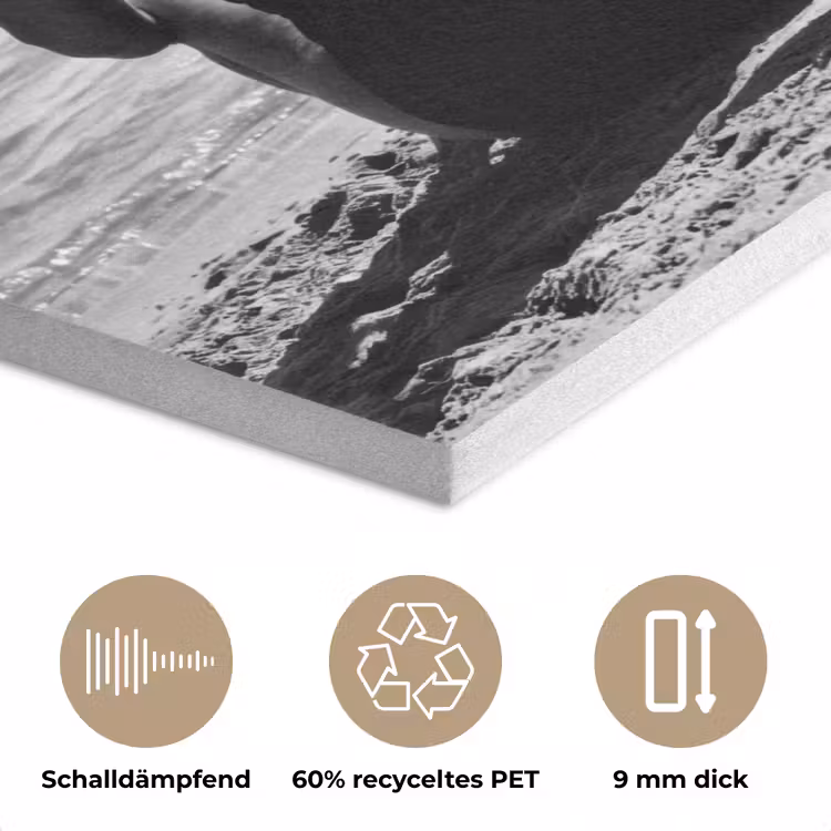 Vrouwen - Zonnehoed - Strand - Zwart - Wit PET vilt klein -closeup_DE