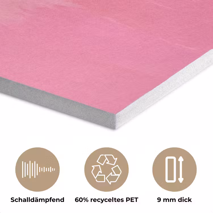 Vrouwengezicht - Vlinders - Kleurrijk PET vilt klein -closeup_DE