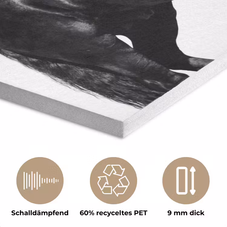 Fries - Hengst - Modern PET vilt klein -closeup_DE