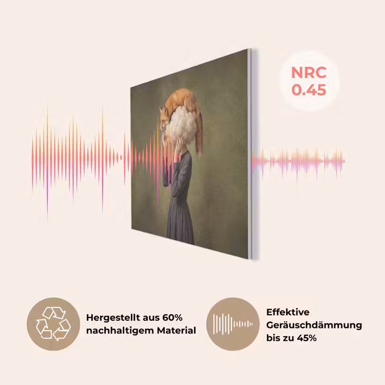Vos - Surrealistisch - Groen PET vilt klein -USP_DE