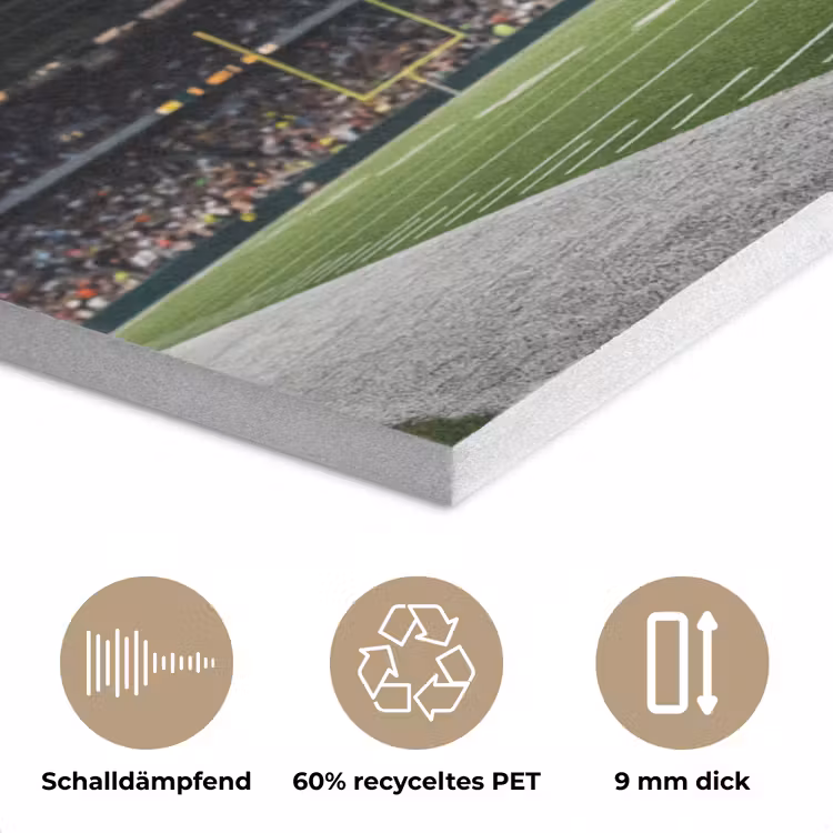 Football - Bal - Stadion - Sport PET vilt klein -closeup_DE