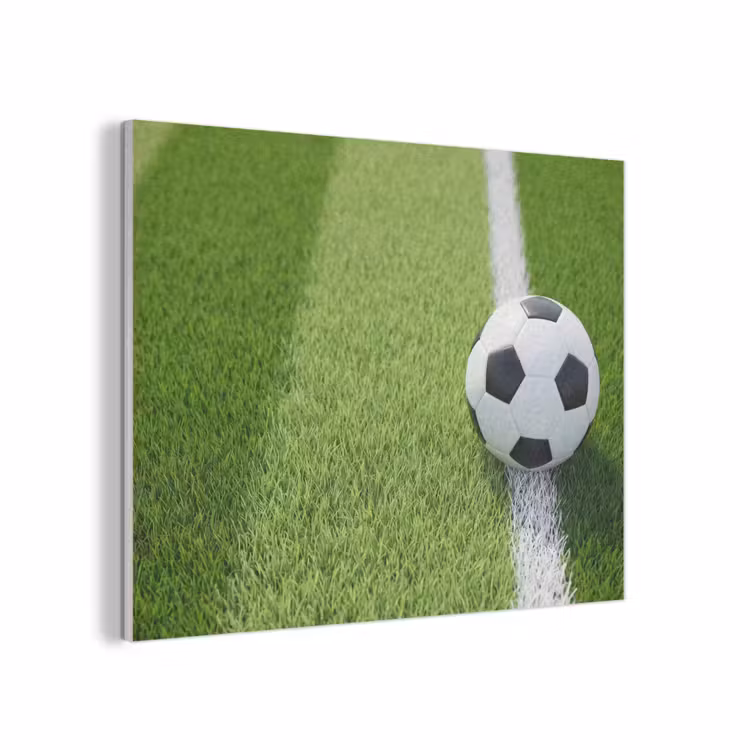 Voetbal - Grasveld - Sport - Groen PET vilt klein -3d
