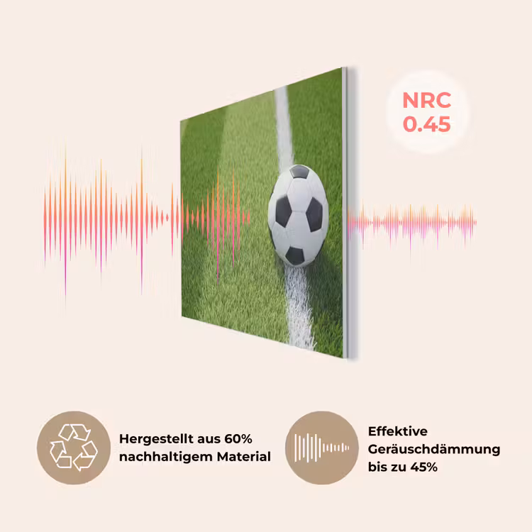 Voetbal - Grasveld - Sport - Groen PET vilt klein -USP_DE