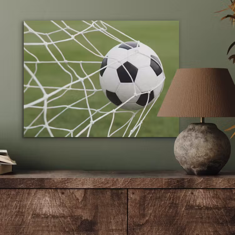Voetbal - Goal - Net - Sport PET vilt klein -sfeer2