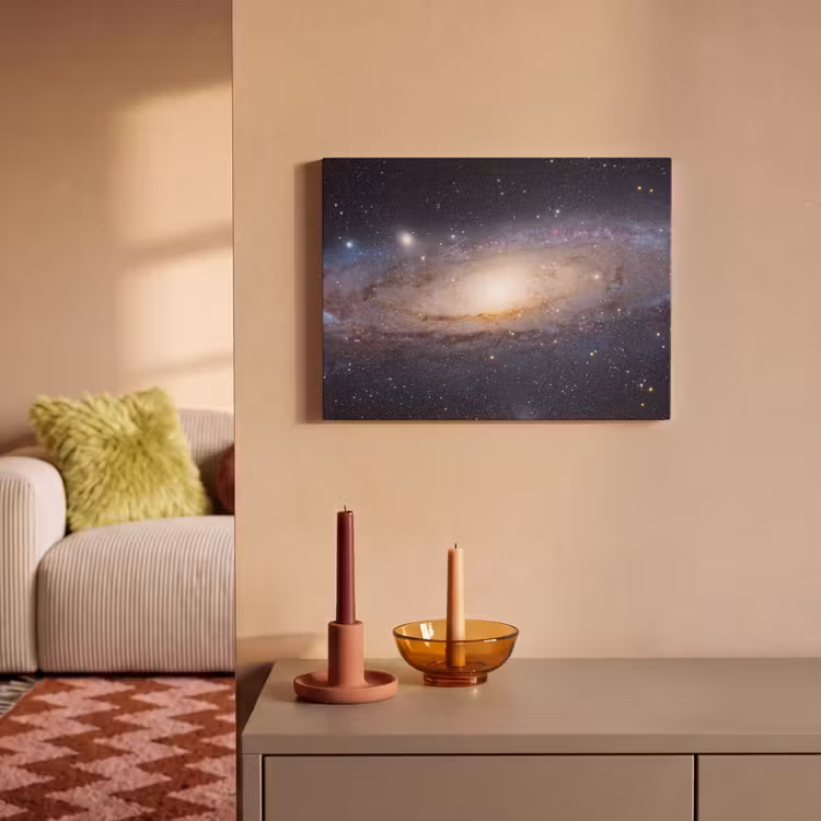 Akustikbild - Galaxie – Weltraum – Kosmos - Sterrenstelsel - Ruimte - Kosmos PET vilt klein