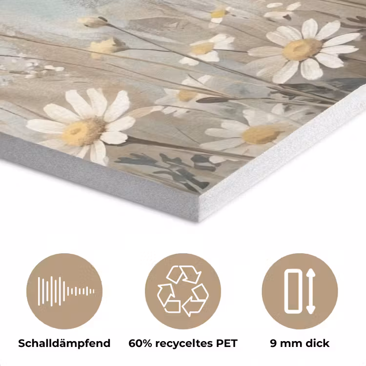 Madelief - Illustratie - Wit PET vilt klein -closeup_DE