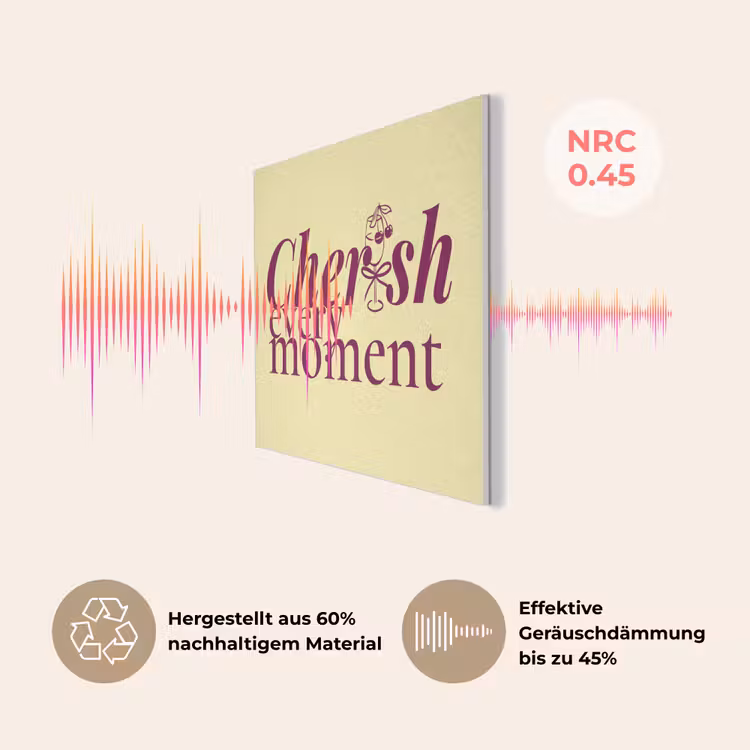 Cherish every moment - Cocktailglas - Geel PET vilt klein -USP_DE