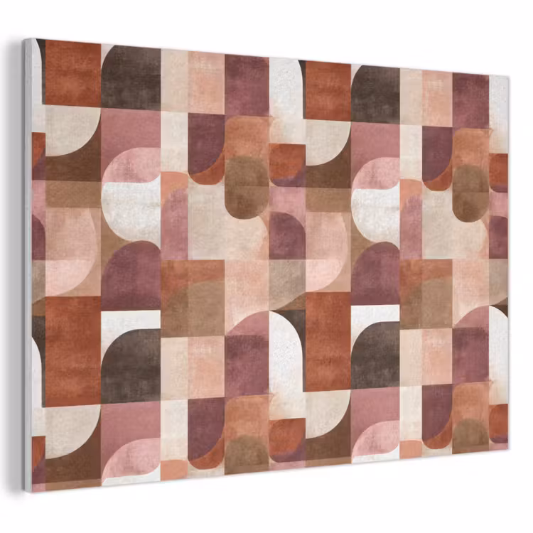 Geometrie - Modern - Retro PET vilt klein 837 -3d