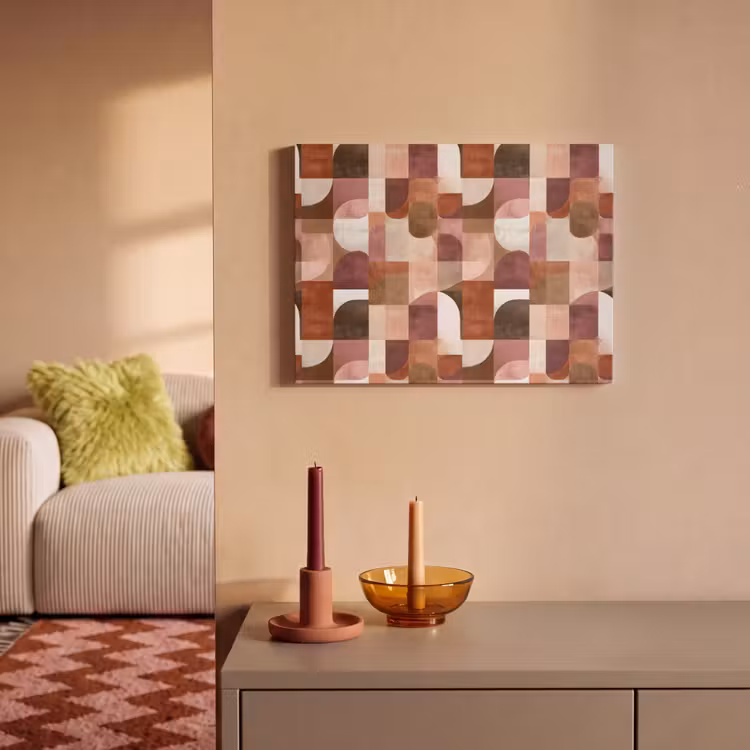 Geometrie - Modern - Retro PET vilt klein 837 -sfeer1