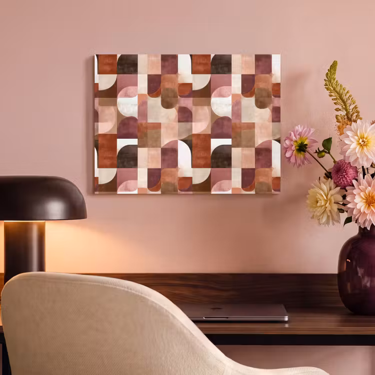 Geometrie - Modern - Retro PET vilt klein 837 -sfeer3