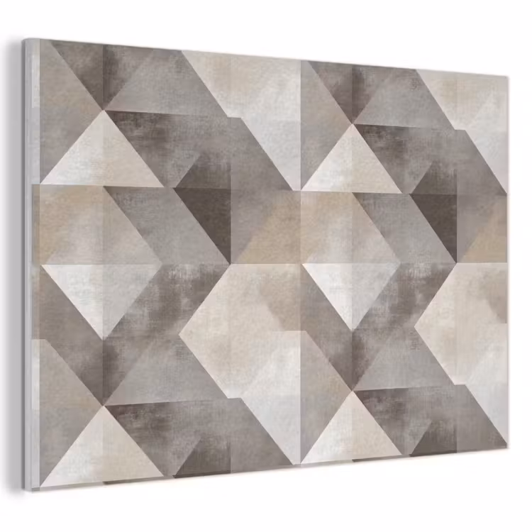 Geometrisch - Motief - Aardetinten PET vilt klein 837 -3d