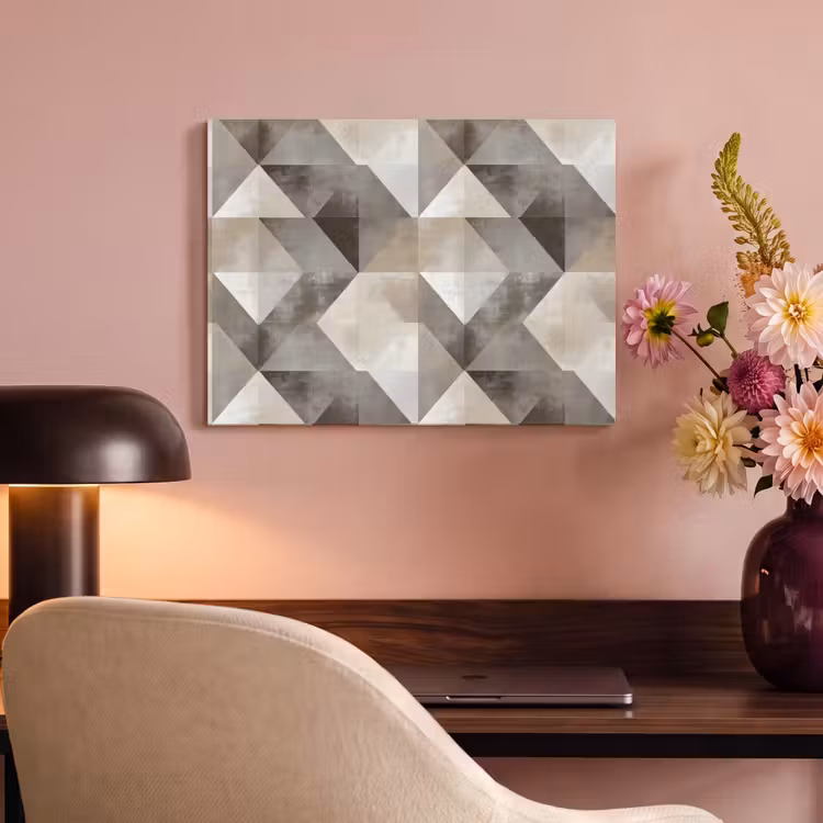 Geometrisch - Motief - Aardetinten PET vilt klein 837 -sfeer3