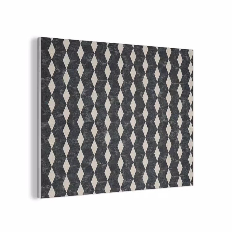 Geometrisch - Patroon - Marmer - Groen PET vilt klein 837 -3d