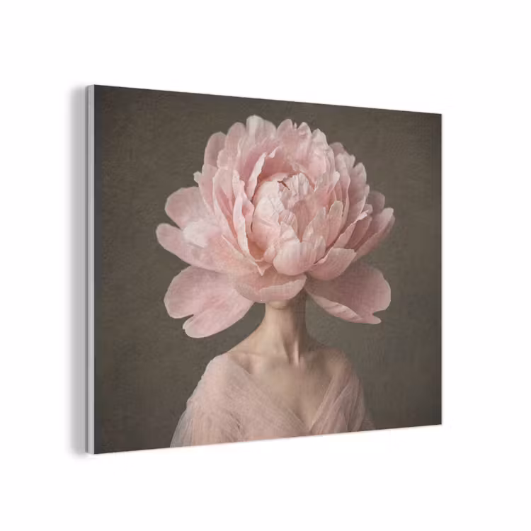 Gezicht - Roos - Roze PET vilt klein -3d