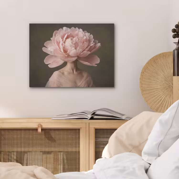 Gezicht - Roos - Roze PET vilt klein -sfeer3