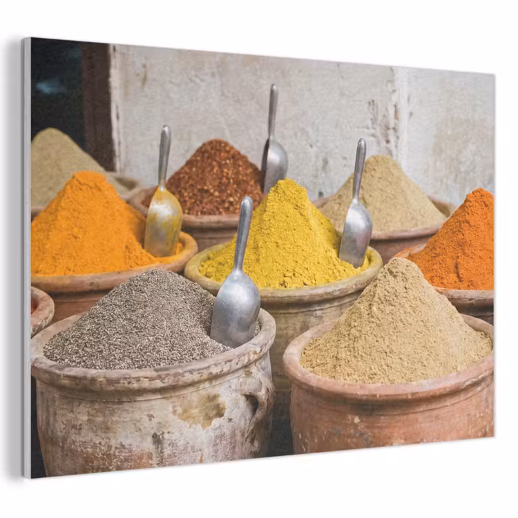 Akustikbild - Gewürze – Gläser – Orientalisch - Kruiden - Potten - Oosters PET vilt klein