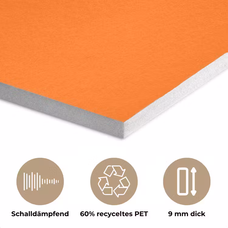 Spiced - Pumpkin - Oranje PET vilt klein 837 -closeup_DE
