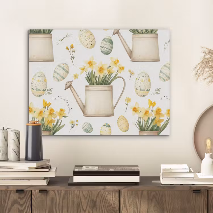 Gieter - Bloemen - Eieren PET vilt klein -sfeer1
