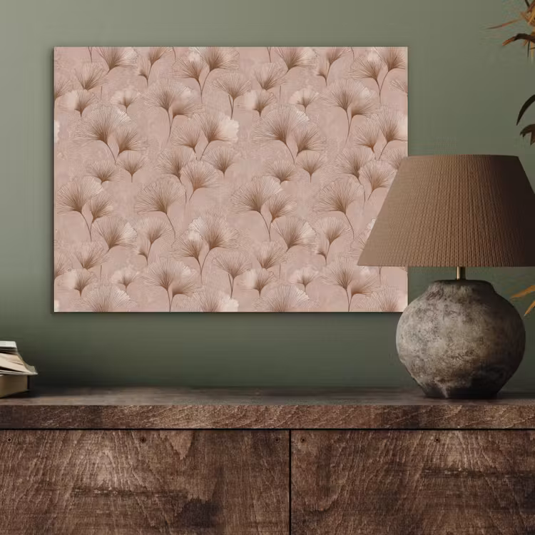 Ginkgo - Patroon - Roze PET vilt klein 837 -sfeer2
