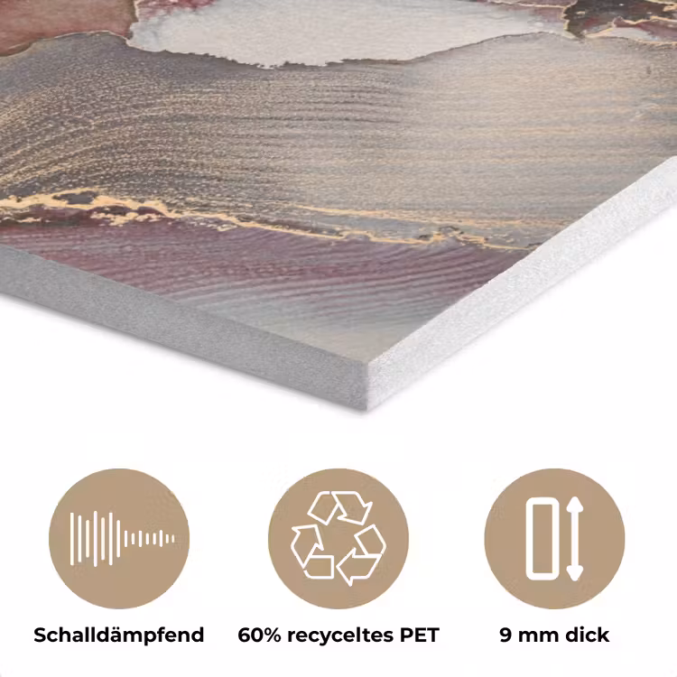 Goud - Marmer - Paars PET vilt klein -closeup_DE