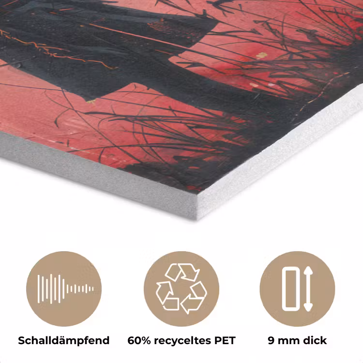 Graffiti - Meisje - Roze - Street art - Roos - Banksy PET vilt klein -closeup_DE
